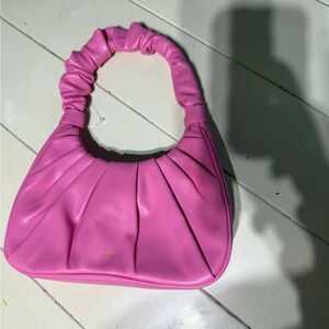 Gabbi Ruched Hobo Handbag - Pink